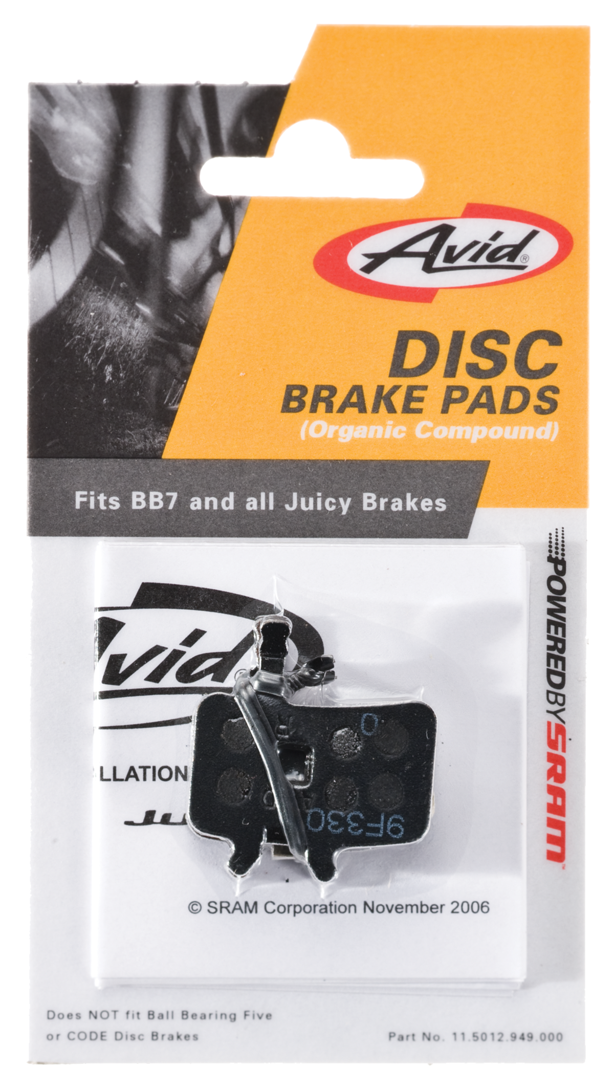 Avid BB7 Organic Disc Brake Pads